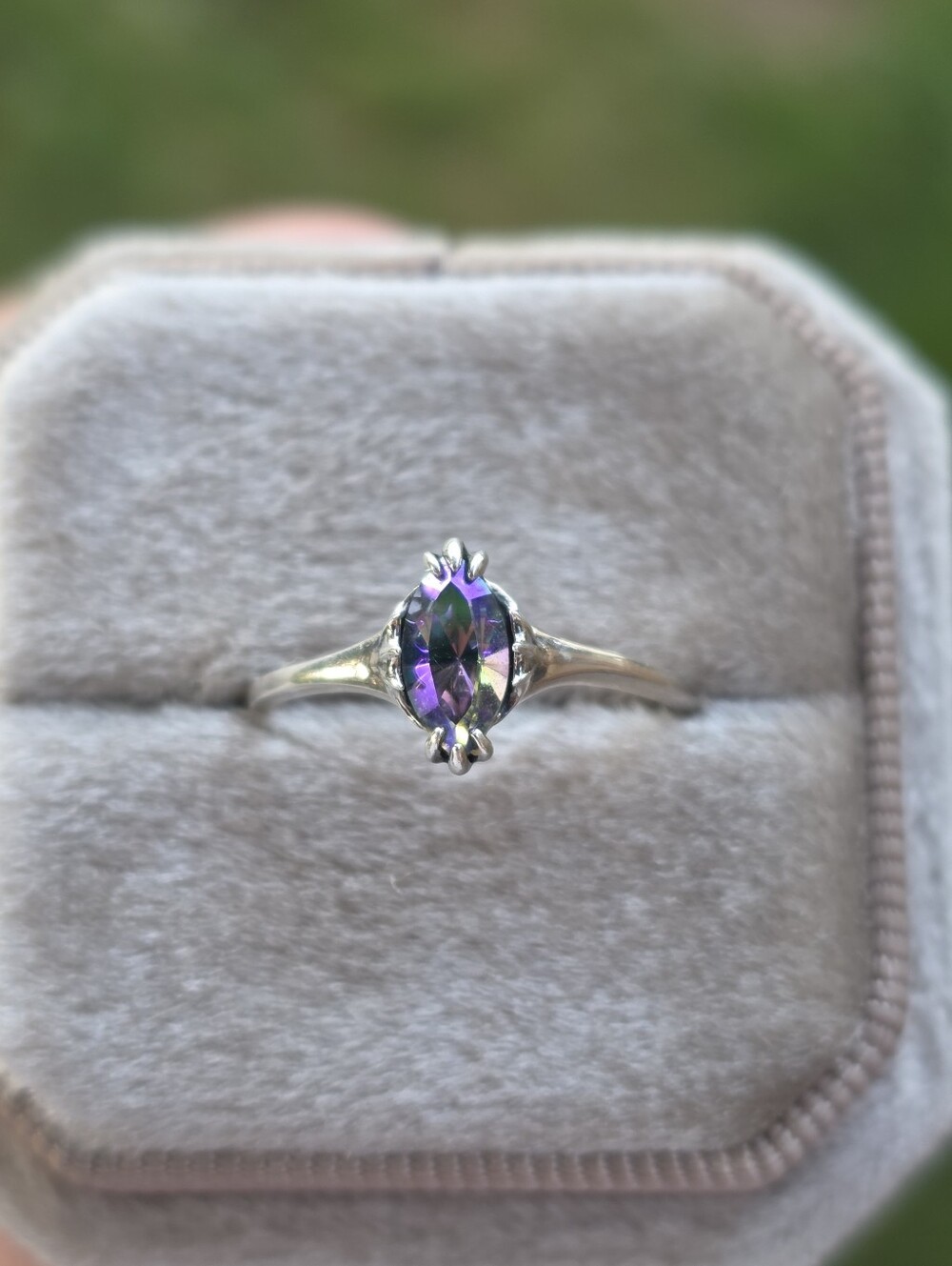 Sterling Silver Mystic Topaz Ring